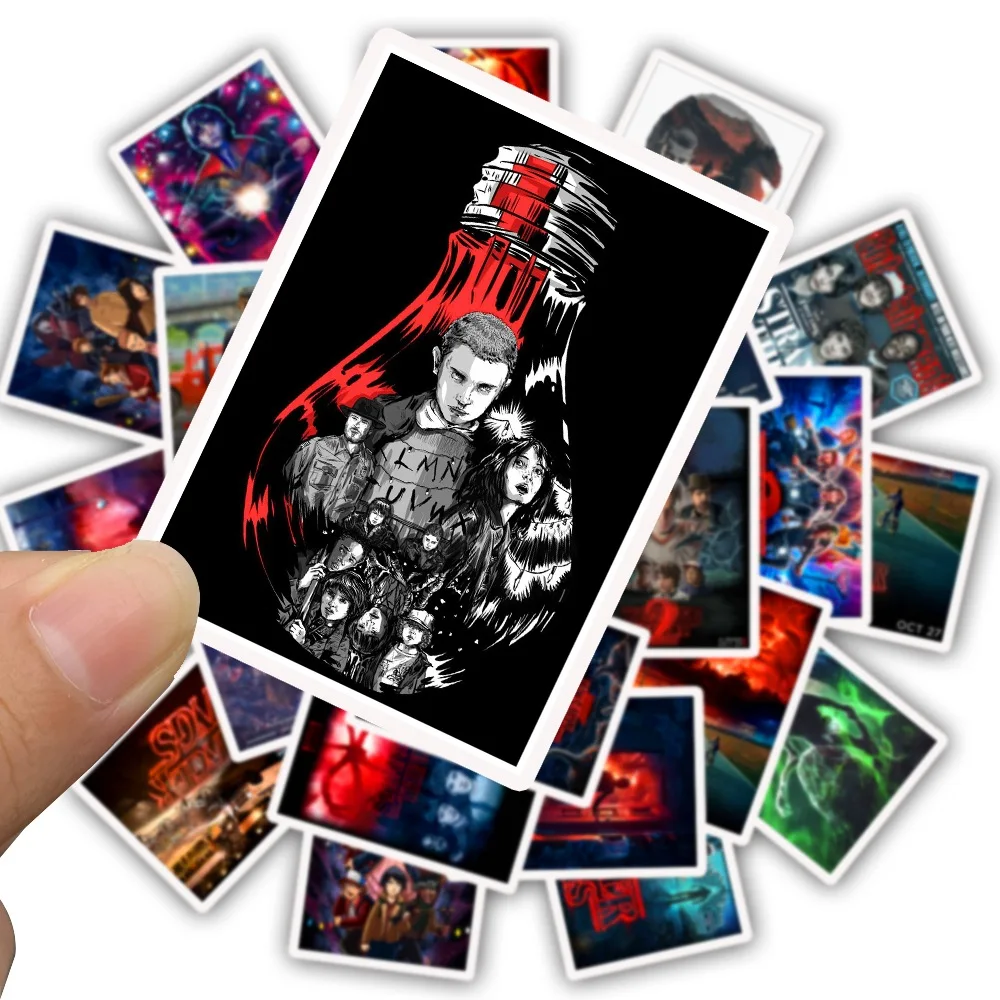 50 шт./лот новые ТВ серии странные вещи 3 наклейки s для ноутбука мотоцикла скейтборда Стикеры для багажа игрушка DIY стикер
