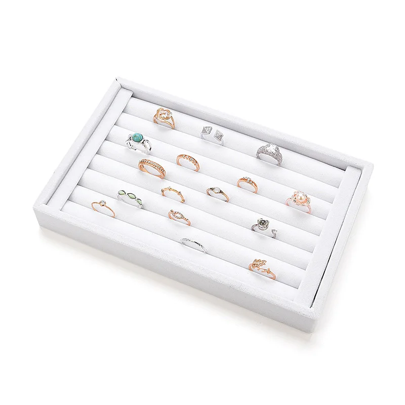 Бархатное замшевое кольцо-органайзер для сережек серьги-гвоздики Ювелирный