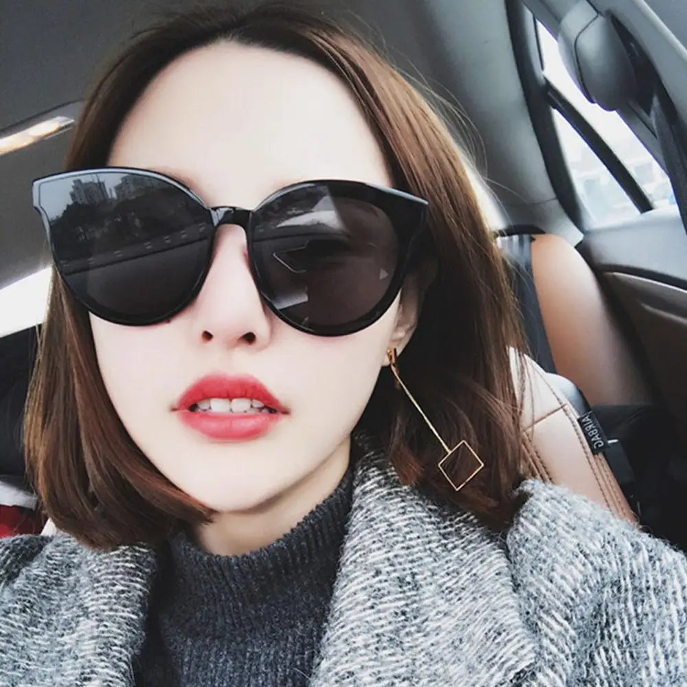 Солнцезащитные очки круглые женские классические корейские модные солнечные в
