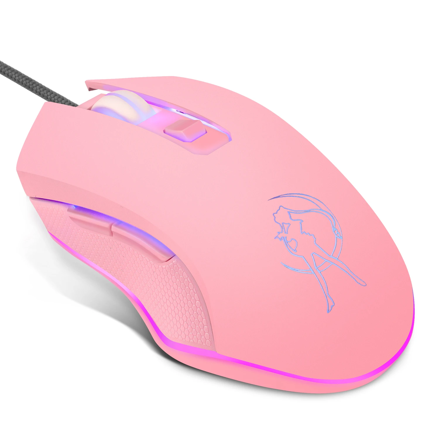 

Мышь компьютерная игровая Проводная Бесшумная, 2400Dpi