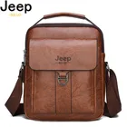 Мужская сумка на плечо JEEP BULUO, оранжевая сумка из искусственной кожи, повседневная сумка-мессенджер, портфель на плечевом ремне, все сезоны, 2019