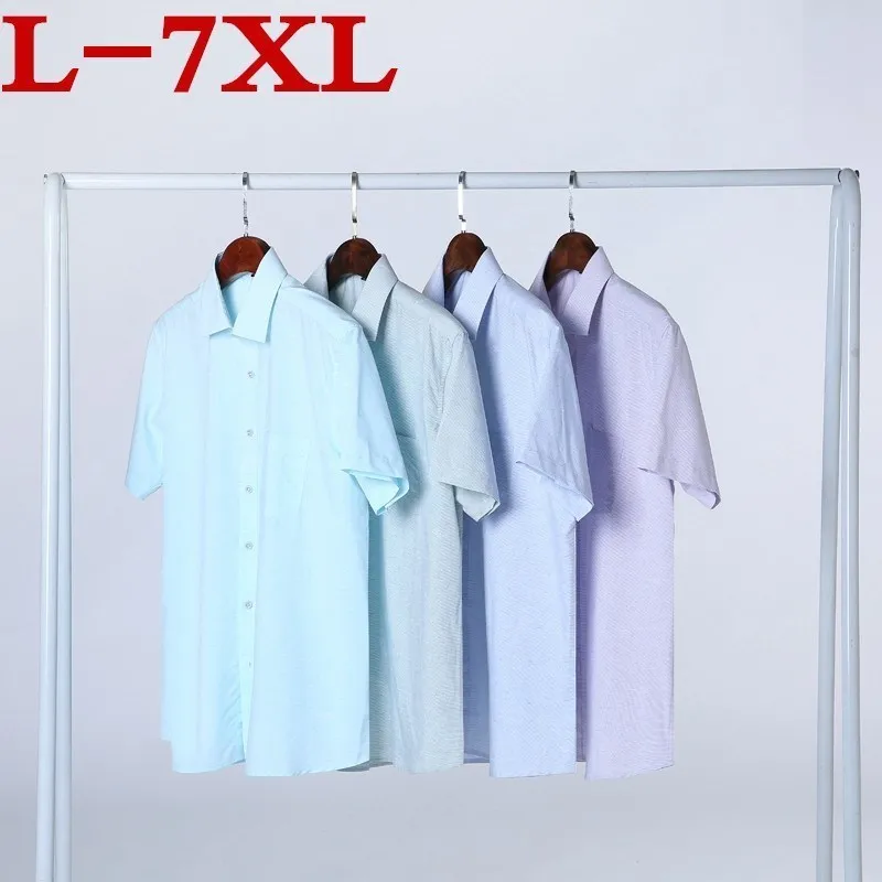 Новый размера плюс 7X 6XL 5XL высокого качества брендовая одежда футболка с коротким