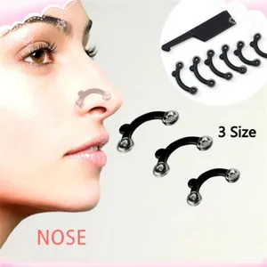 Imported 6Pcs/Set Beauty Nose Up Lifting Bridge Shaper Massage Tool No Pain Nose Shaping Clip Clipper Women G