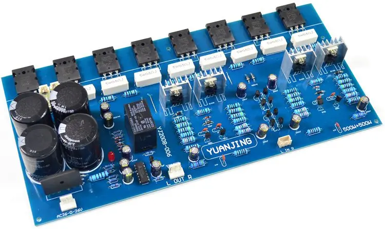 

200W *2 Original imported 2SA1943/2SC5200 eight-tube high-power board (without heat sink)