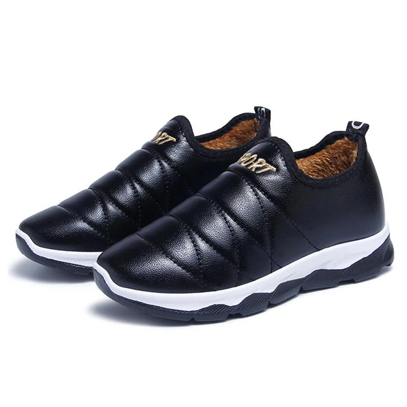 

2020 New Fashion Warm Winter Women Shoes Platform Fur Casual Lady Shoes Fashion Sneakers Waterproof Pu Leather Snow Boots Woman