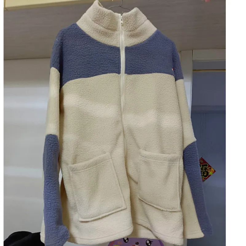 Kawaii меховая толстовка с плюшевым мишкой женская зимняя куртка-бомбер Harajuku пальто