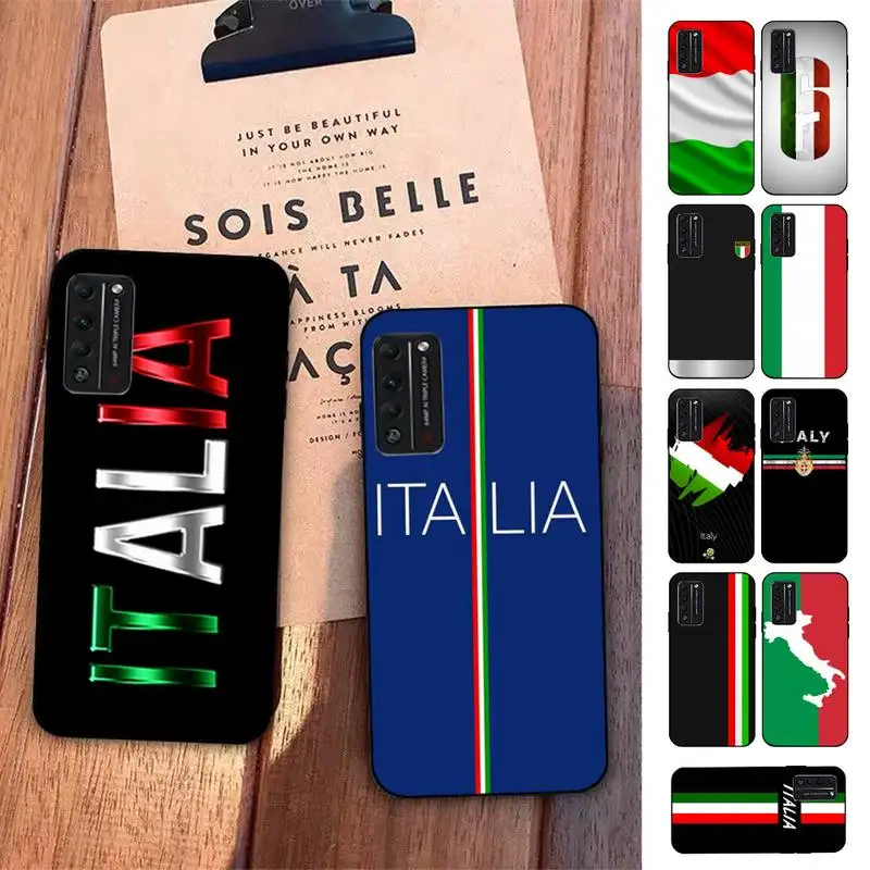 

italy flag Phone Case for Huawei Honor 10 i 8X C 5A 20 9 10 30 lite pro Voew 10 20 V30