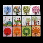 5 шт., прозрачные Нескользящие крючки с мультяшным рисунком