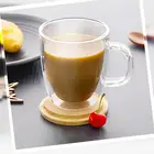 150250 мл термостойкая Двойная Стенка термостеклянная чашка пивные кофейные чашки ручная работа бутылка для воды виски круглые стеклянные чашки