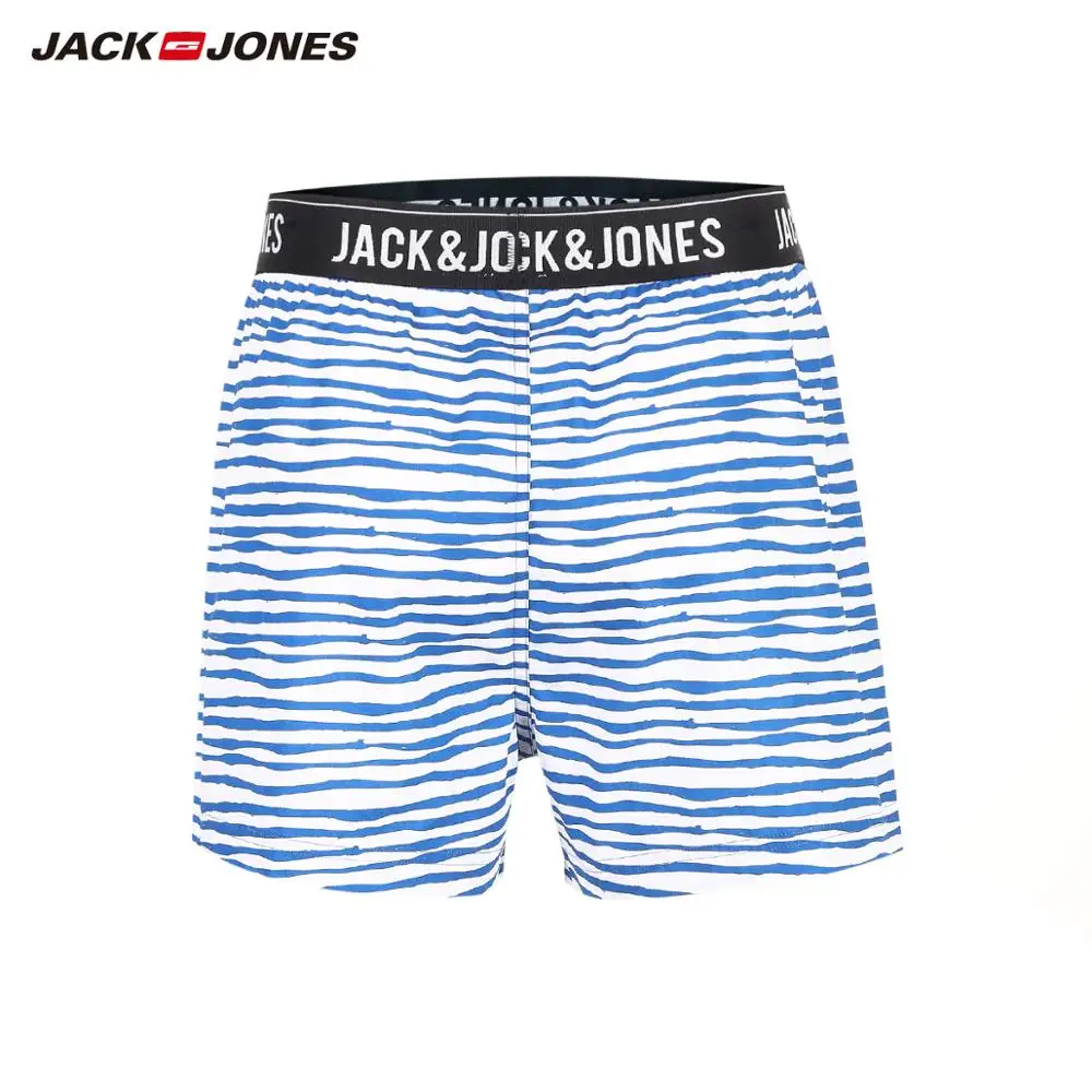 Мужские трусы-боксеры с принтом JackJones 100% хлопок мужское нижнее белье домашние