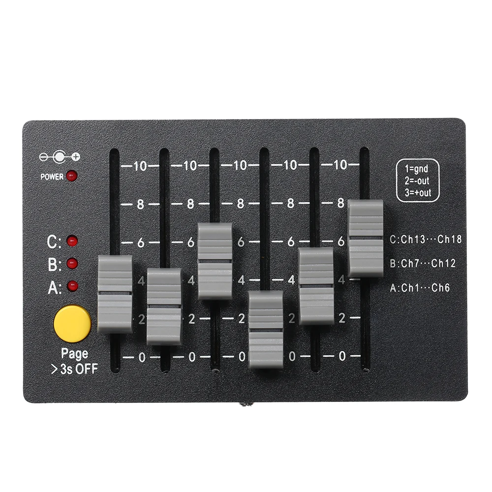 0,5 Вт мини DMX-18 сценический контроллер DMX 512 консоль DJ оборудование осветительное приспособление для DJ шоу паб клуб KTV бар вечерние светильники