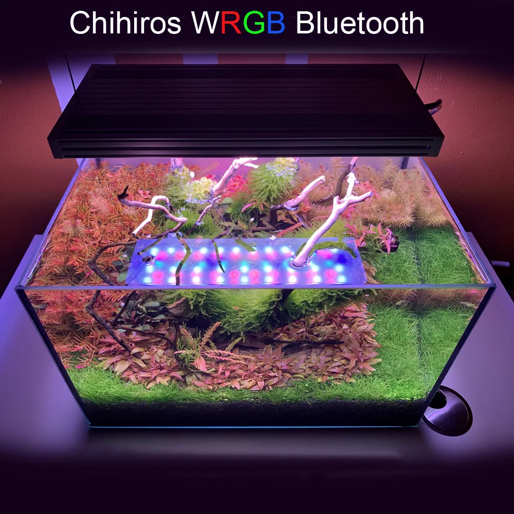 Chihiros WRGB водная Светодиодная лампа для роста растений приложение bluetooth commander 4 контроллер умный стиль ada sunrise sunset аквариум