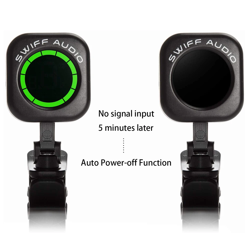 SWIFF гитарный тюнер клип на высокой точности хроматические происходит