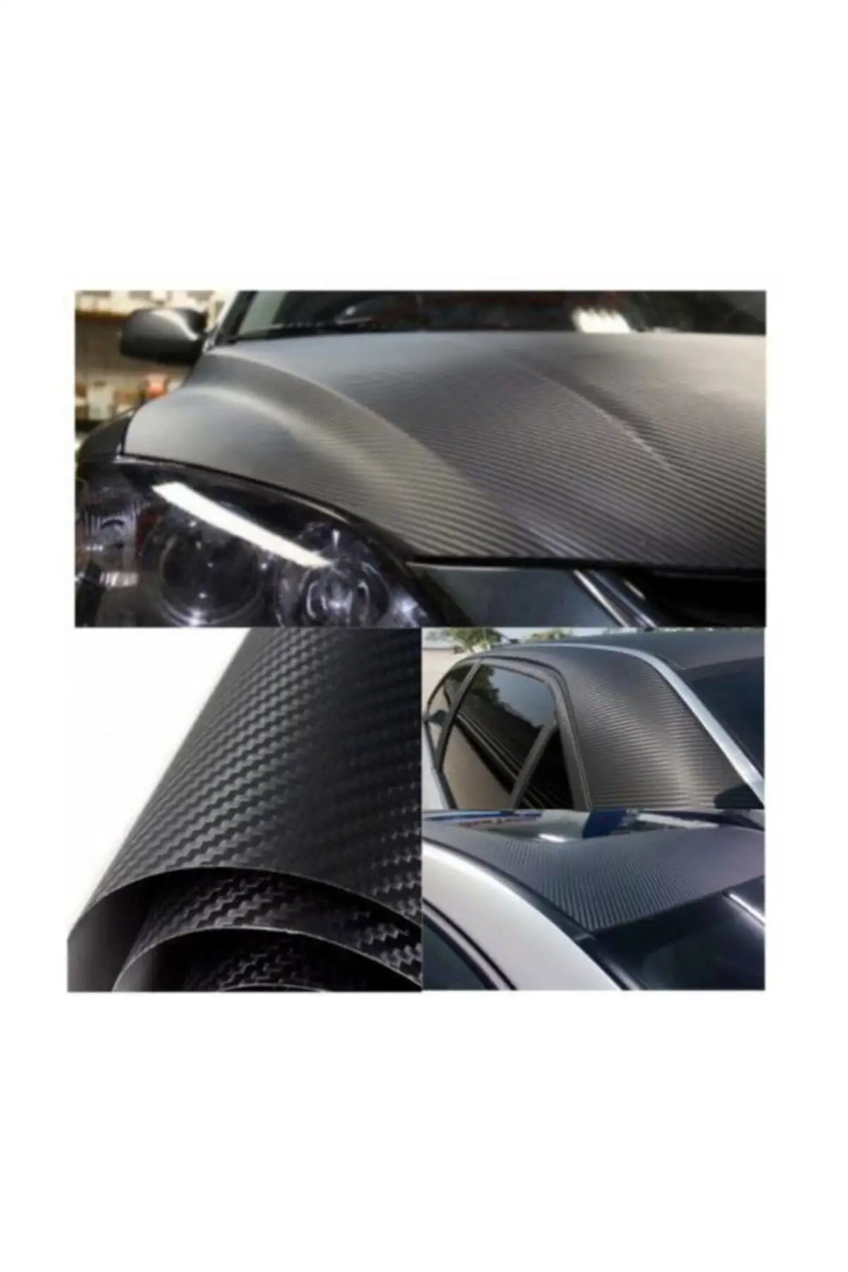 

Carbon Fiber Foil 300*127 Cm Black Full 3 Metre