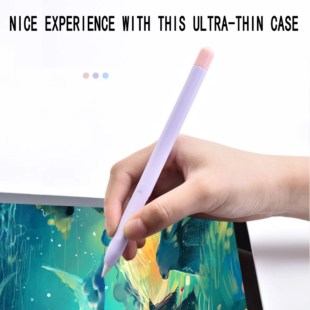 Сенсорный Стилус для планшета защитный чехол Apple Pencil 2 1 s портативный Мягкий