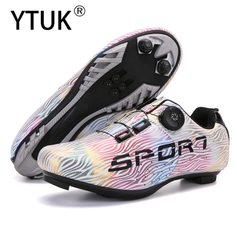 

New MTB Cycling Shoes Men Self-locking Racing Road Bike Shoes Outdoor Zapatillas Ciclismo Professional Mountain Bicycle Sneakers