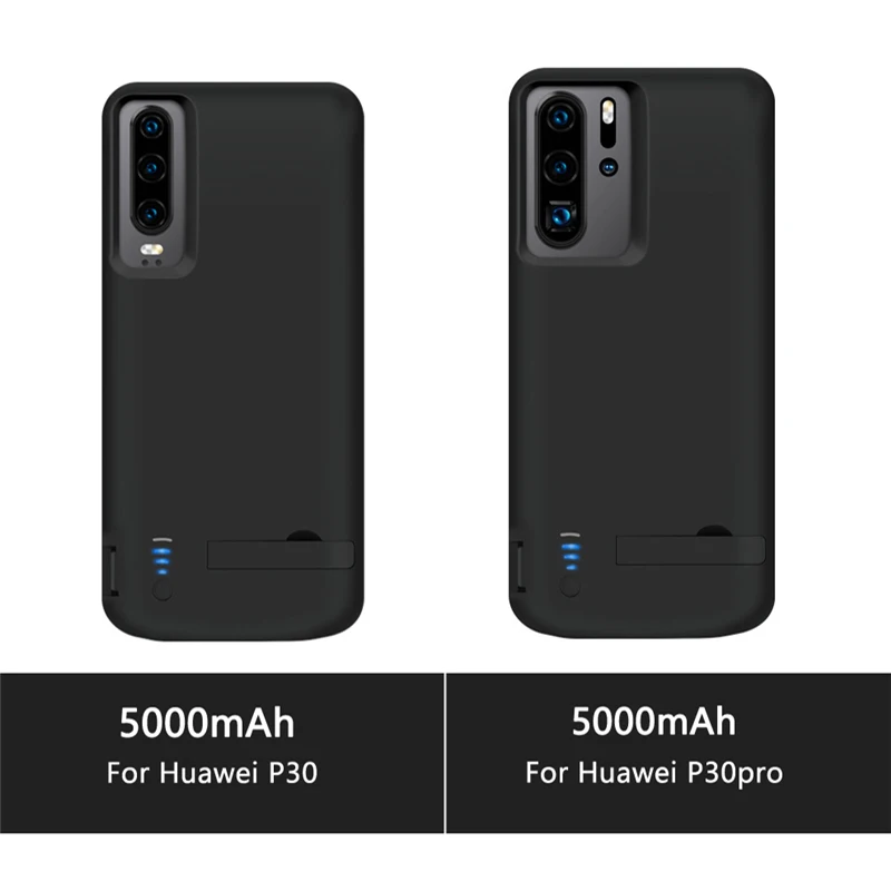 5000mAh Slim Power Bank Battery Charger Case for Huawei P30 Pro Battery Case for Huawei P30 Power Bank Charging Case Cover