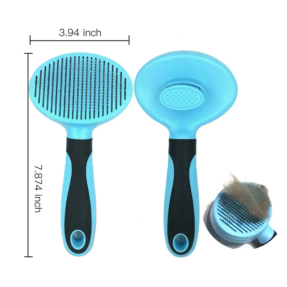 

Dog Hair Removal Comb Cats Comb Pet Products Cat Flea Comb Pet Comb for Dogs Fur Grooming Quick Automatic Hair Brush Trimmer