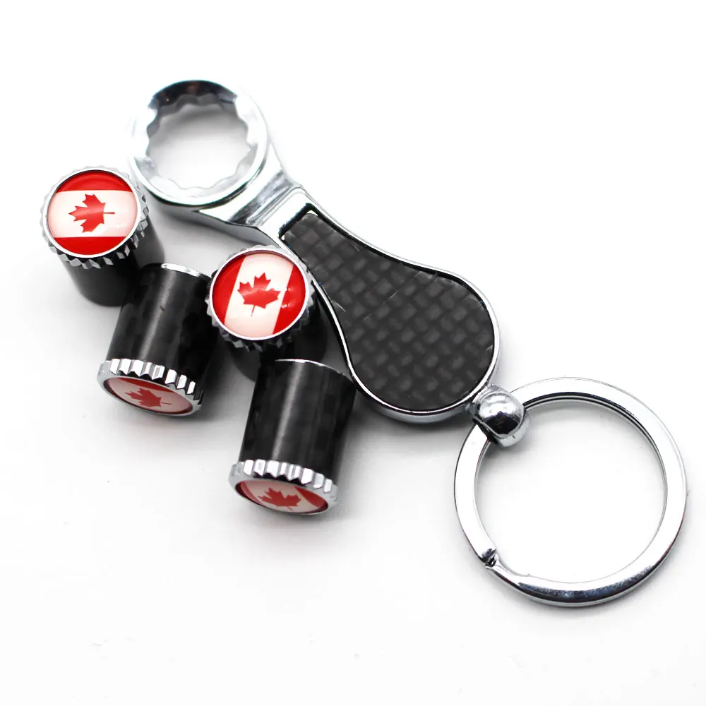 5 шт./компл. эмблема канадского национального флага Авто колеса шины воздушный