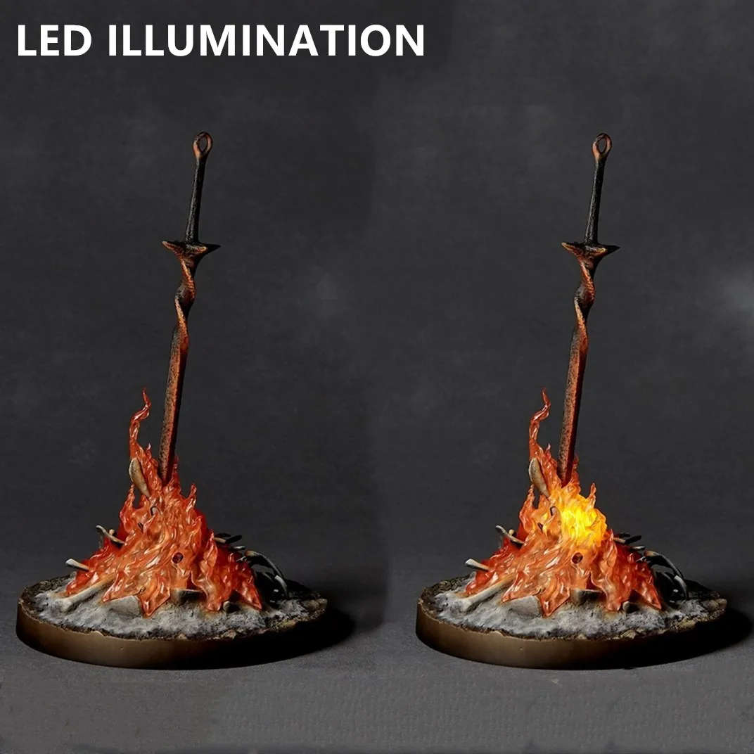 

Dark Souls LED ILLUMINATION Bonfire LIT Light-up Statue Collectible Action Figure