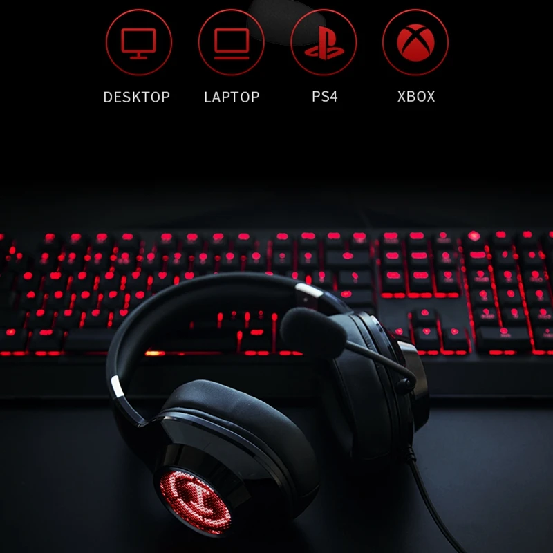 Игровая гарнитура EDIFIER G2II виртуальный объемный звук 7 1 наушники с RGB светодиодный