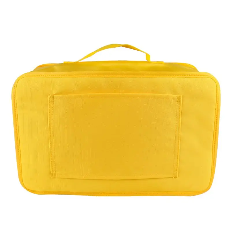 Портативный 3 Х слойный дорожный органайзер для хранения 2 крючка подвесной шкаф