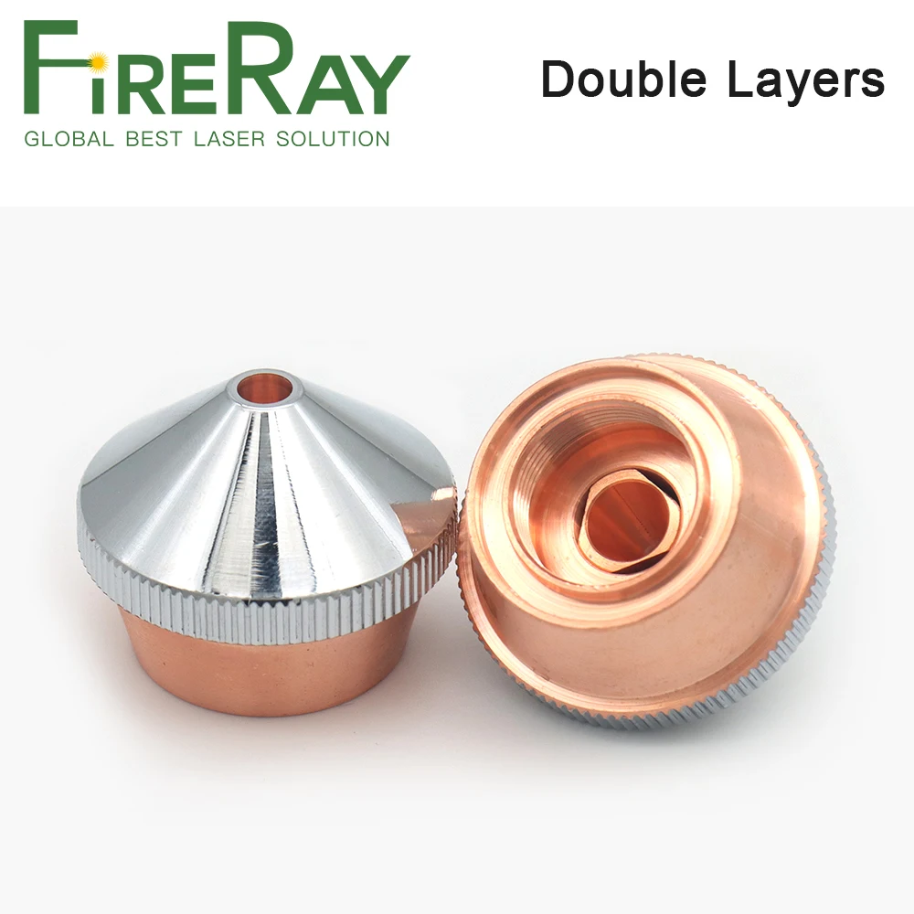 Лазерные насадки FireRay DNE типа A однослойные двухслойные с хромированным покрытием