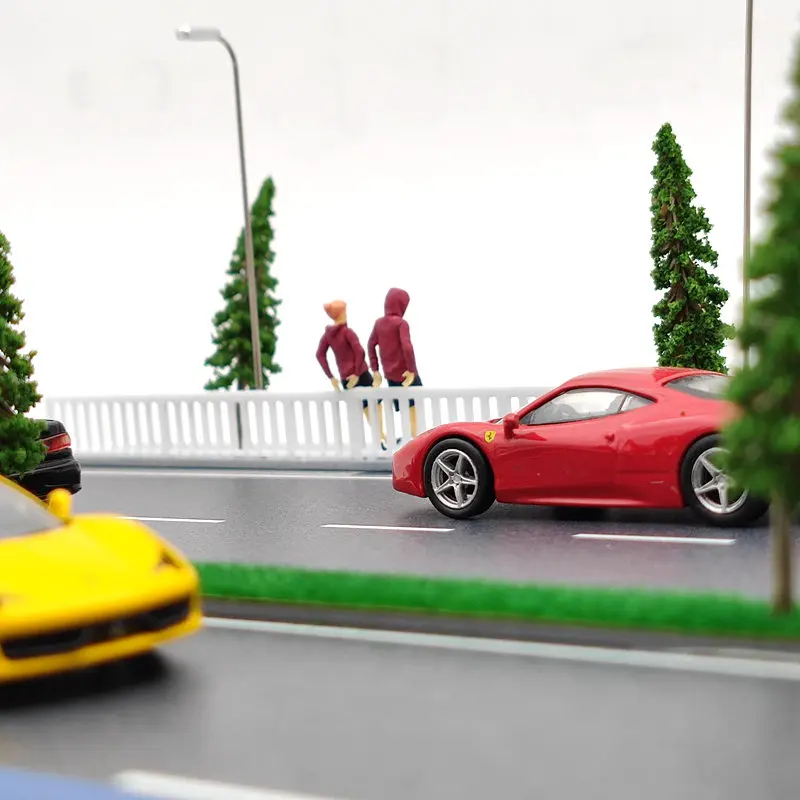 Oversteer 1/64 Road Way B OS640003 литье под давлением Diorama Yaotai модель украшения сцены |