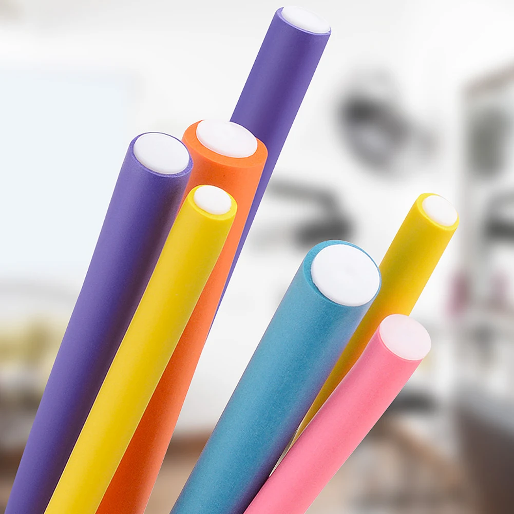 10 шт. Гибкая щипцы для завивки волос с стержень бигуди производители мягкий