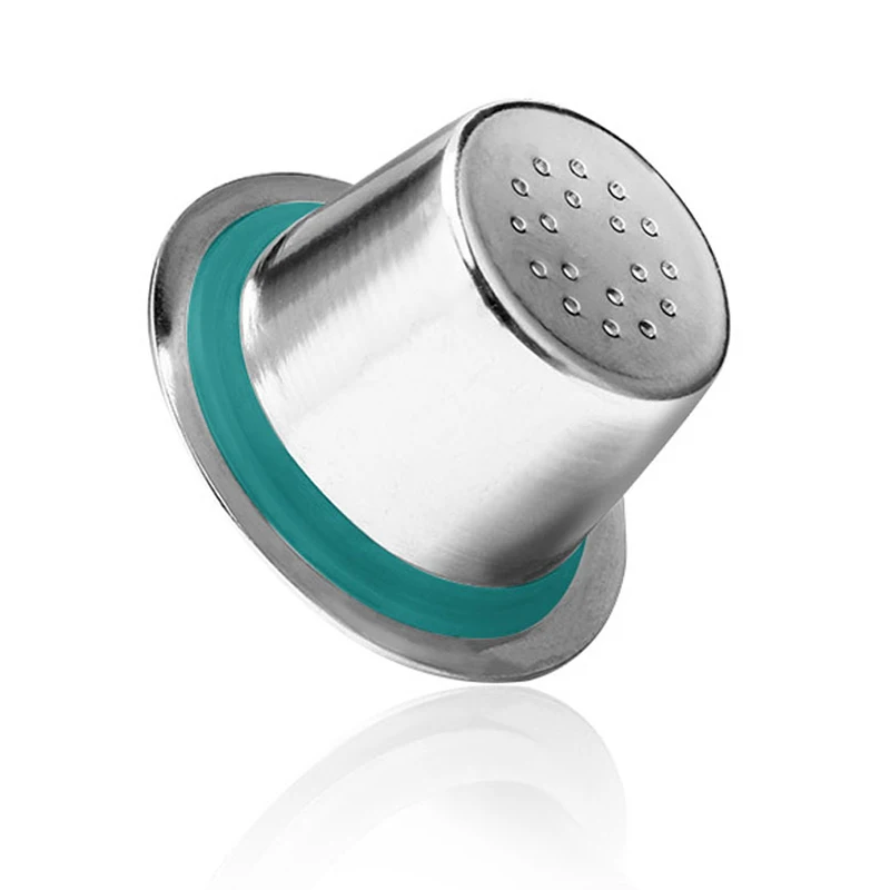 Для Nespresso многоразовые капсулы для кофе из нержавеющей стали + 60 шт алюминиевая