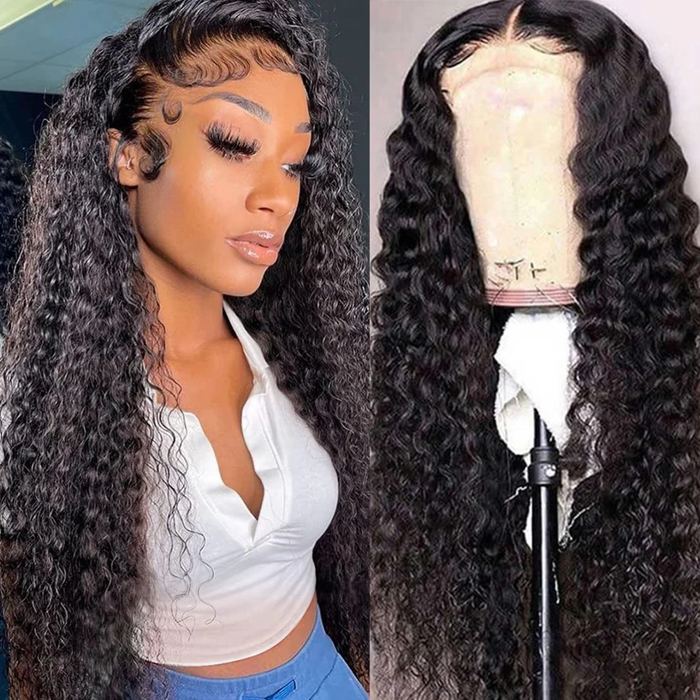 

Siyo Malaysian Deep Wave Lace Front Wigs Human Hair Pre Plucked HD Transparent Lace Frontal Human Hair Wigs with Baby Hair