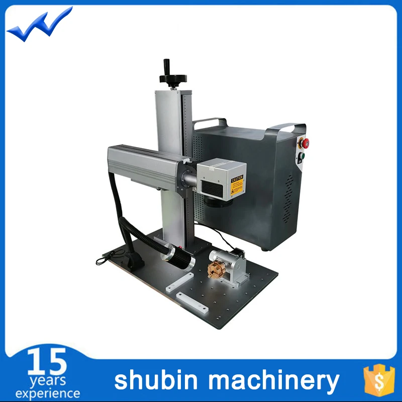 

High Quality Laser Marker 30W Fiber Marking Machine good price with rotary axis