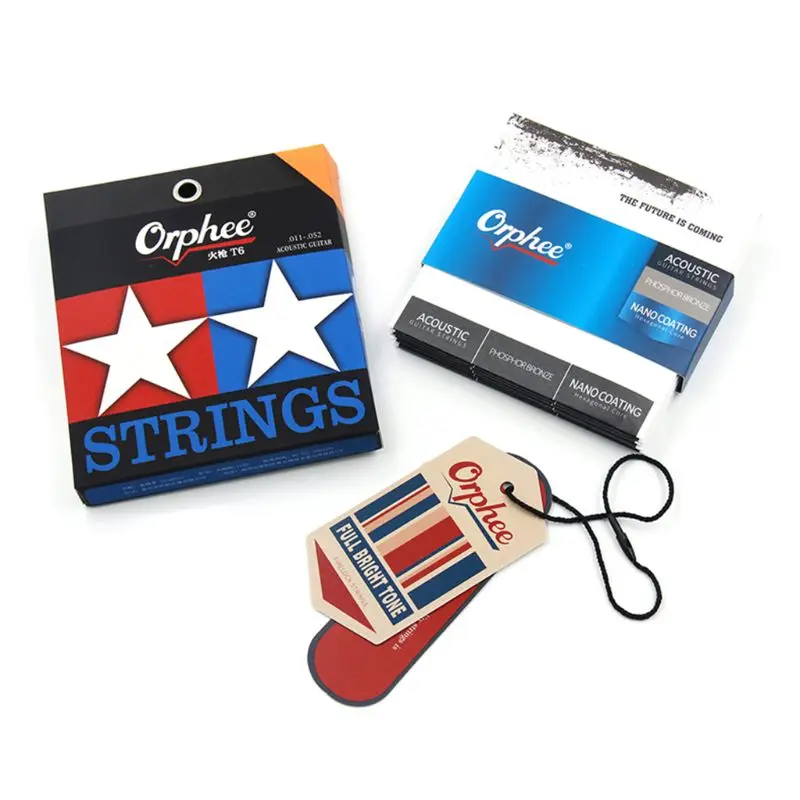 

Guitar String Phosphor Bronze Nano Coating for Acoustic 6 String