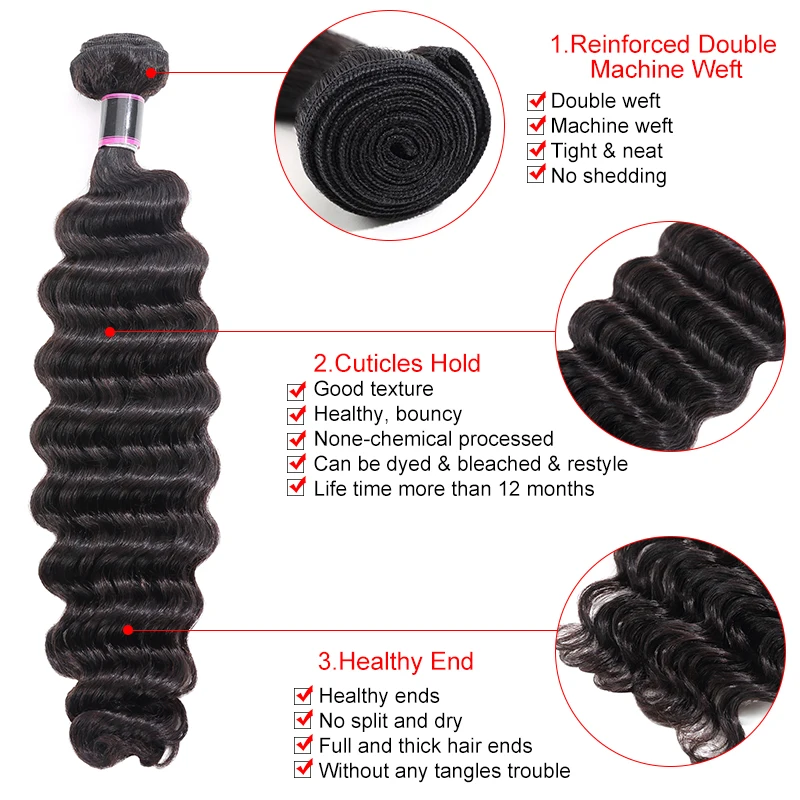 Волосы Silkswan бразильские волнистые волосы пряди длинных дюймов 32 34 36 38 40