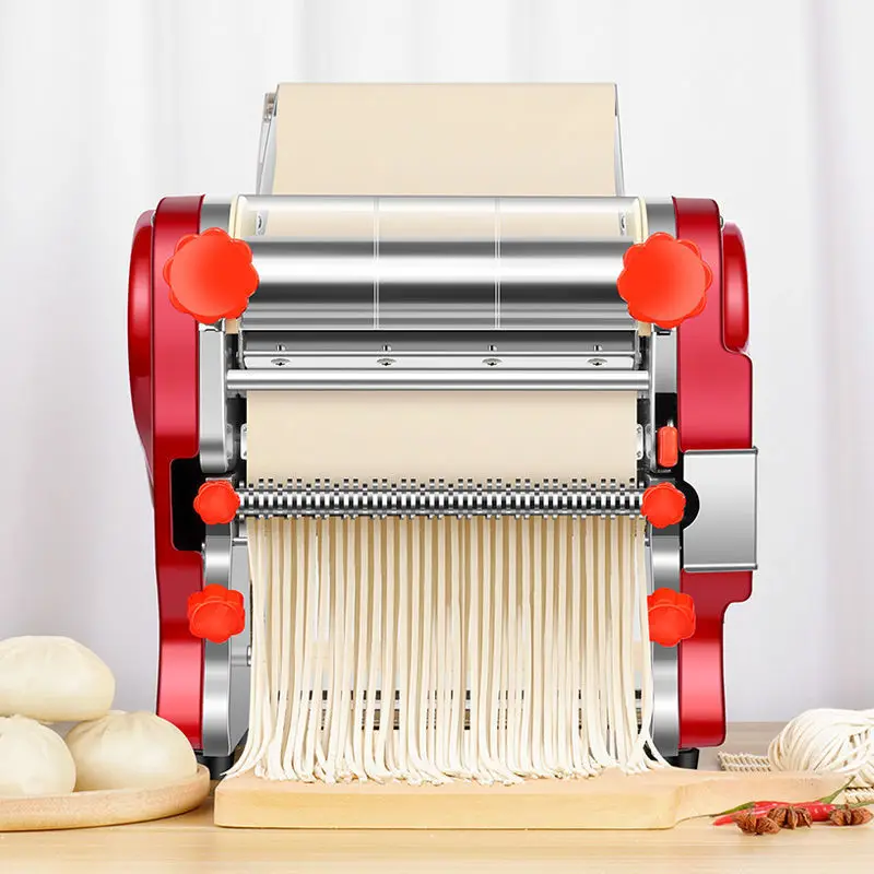 180Type Auto Noodles Cutter electric fresh pasta maker machine  processing Dough Roller sheeter kneading dumpling wrapper cuttin
