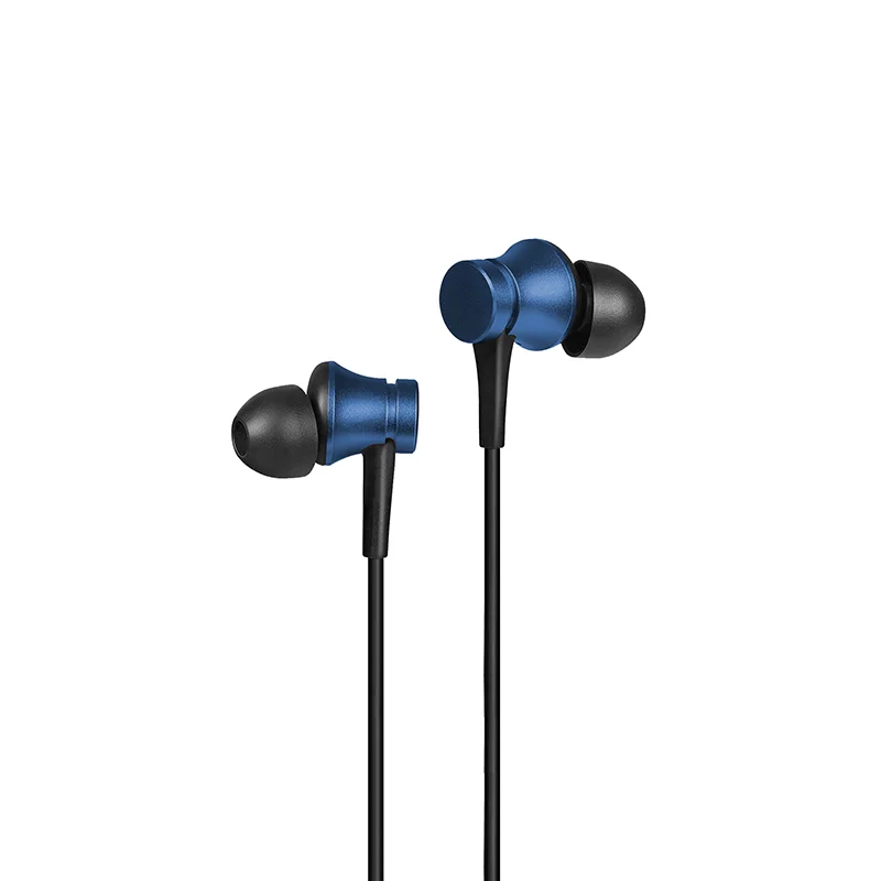 Blue Оригинальные наушники Xiao mi Basic 3,5 мм новые поршневые наушники-вкладыши с mi c ультра-глубокими басами для mi 4 3 Red mi 4 NOTE 5 5A 5 P 7 8 pro - Цвет: Blue