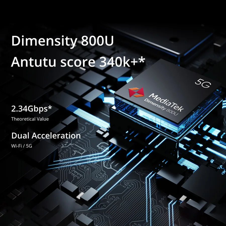Глобальная версия realme 7 5G 6 5 ''FHD + Dimensity 800U ГБ/8 ГБ 128 120 Гц Дисплей 48MP Камера 5000 мА/ч