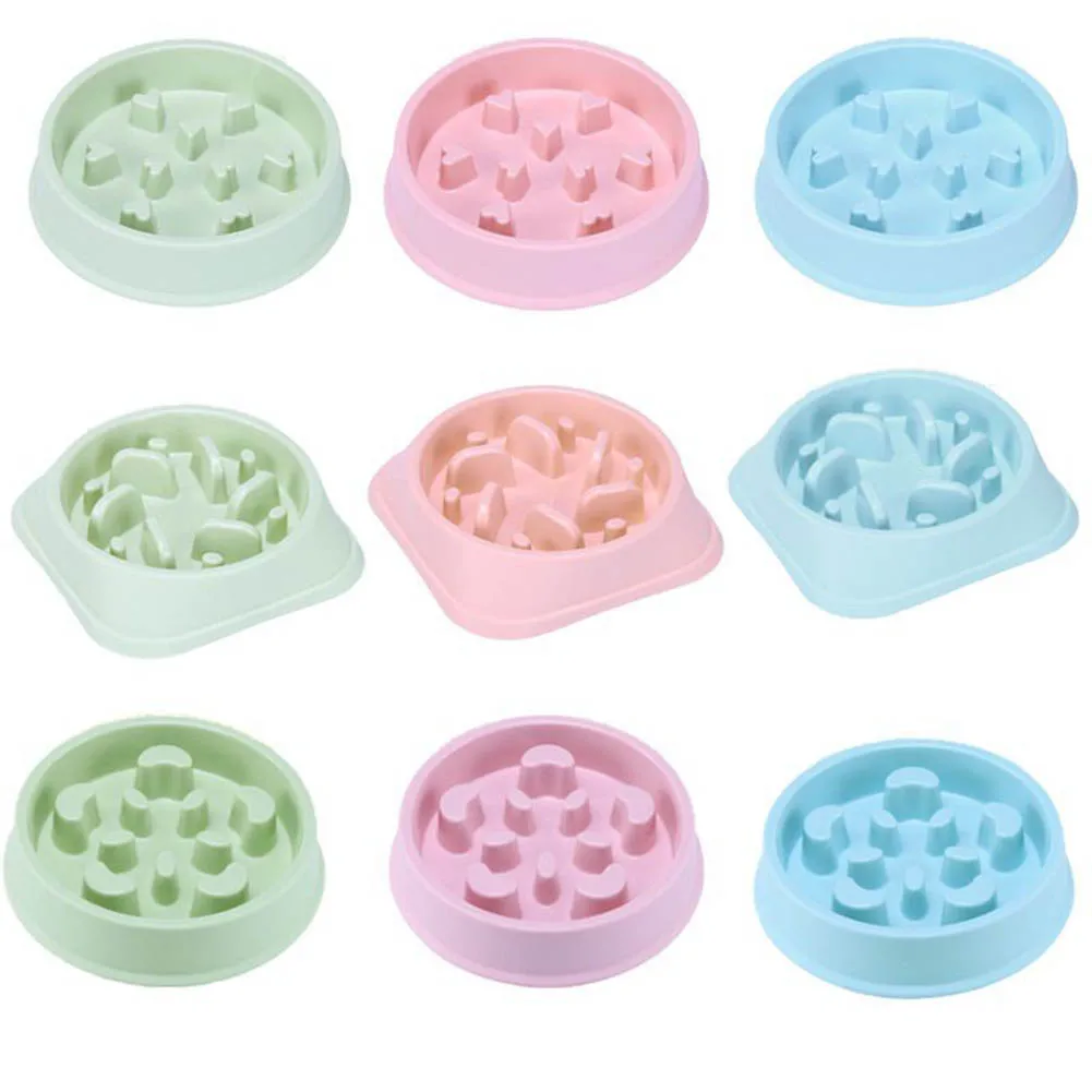 Больше стилей миска для собак кормления миски щенков медленного еды домашних