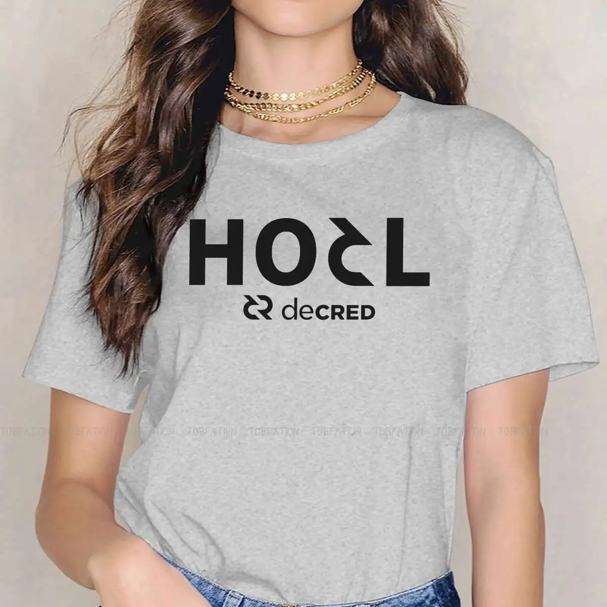 

Decred DCR Cryptocurrency Digital Currency Crewneck TShirts 4XL 5XL HODL Girl T Shirt 5XL Tops