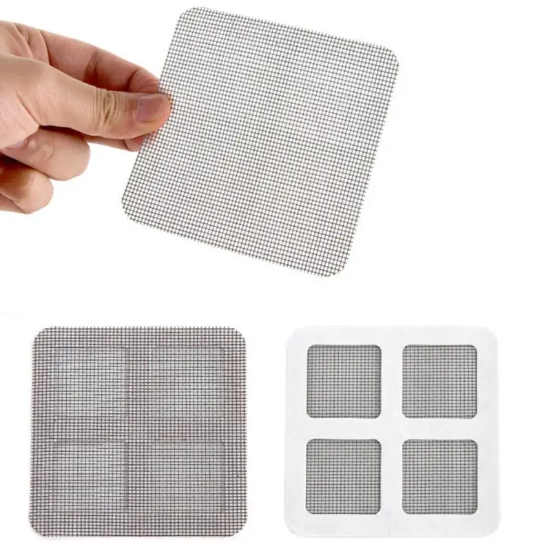 

3Pcs Durable Screen Window Door Repair Paste Anti-aging Anti-mosquito Rounded Design Patch Home Mesh Door Window Repair Film