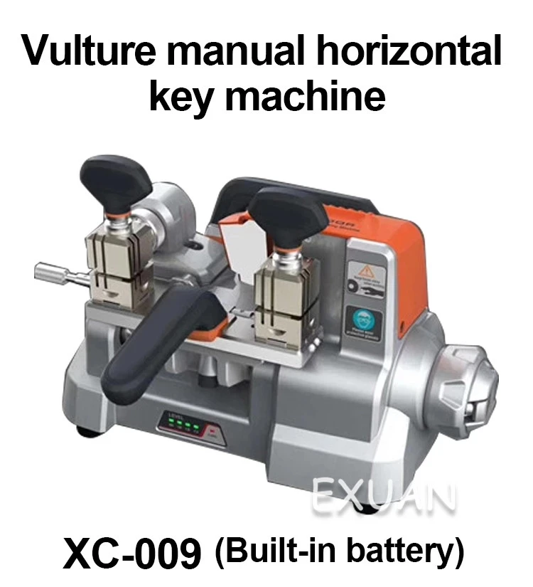 

Newly upgraded key machine XC009 manual horizontal key machine built-in battery horizontal machine portable and easy to use