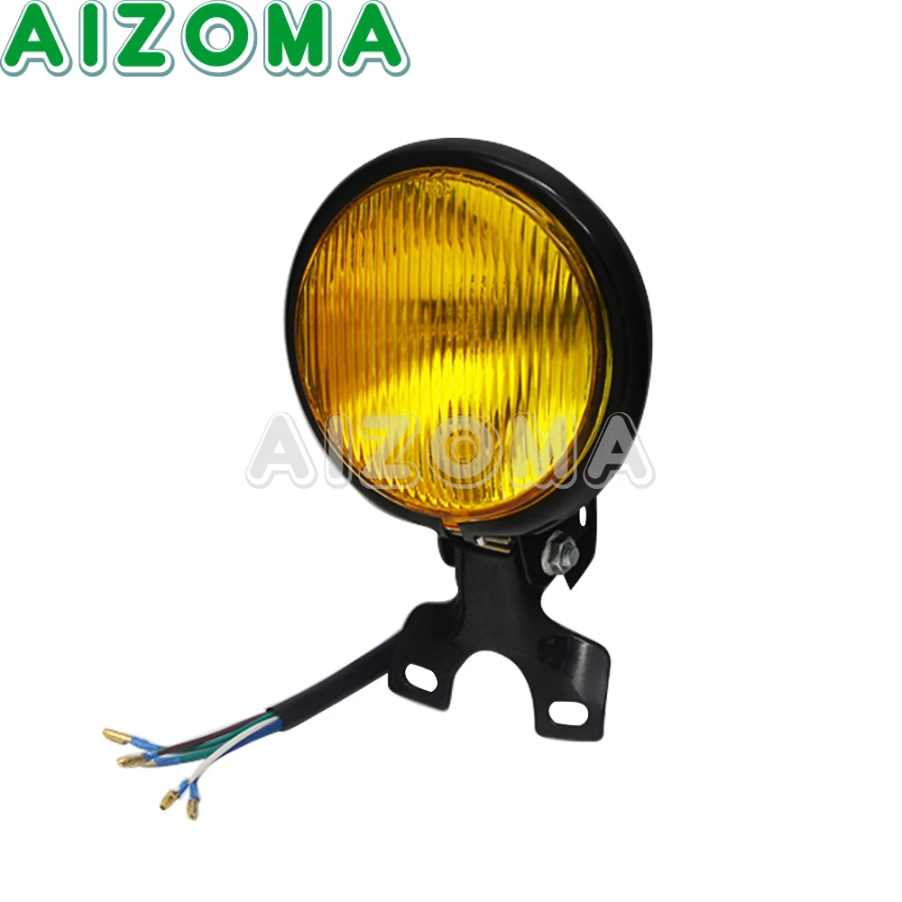 Налобный фонарь в ретро стиле для мотоцикла 4-3 / 8 дюймов 12 В CG125 GN125 Harley Suzuki Honda CB400