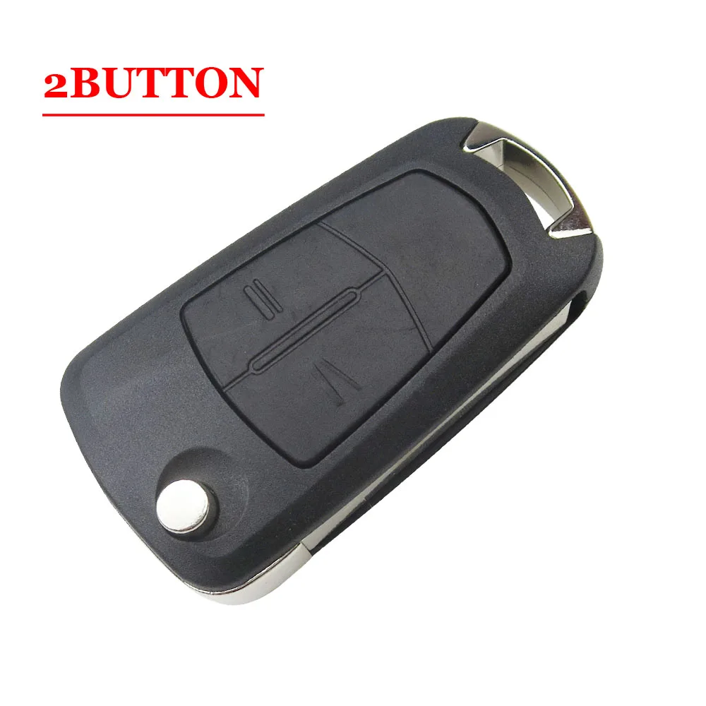 Раскладной ключ с 2 кнопками/3 кнопками для Vauxhall Opel Vectra C Signum Auto чипом HU100 433 МГц