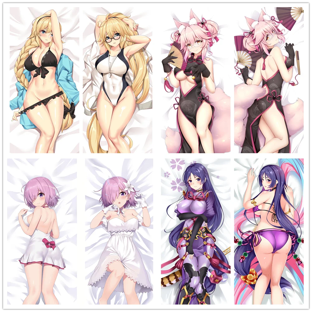 

Fate Grand Order Ishtar Rin Saber Nero деним Okita Souji Astolfo Dakimakura Чехол для телефона