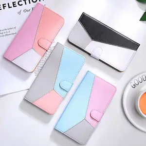 mixed colors leather flip case for iphone 13 12 11 pro max wallet case for iphone 5s se 5 6 6s 7 8 plus x xs xr max phone case free global shipping