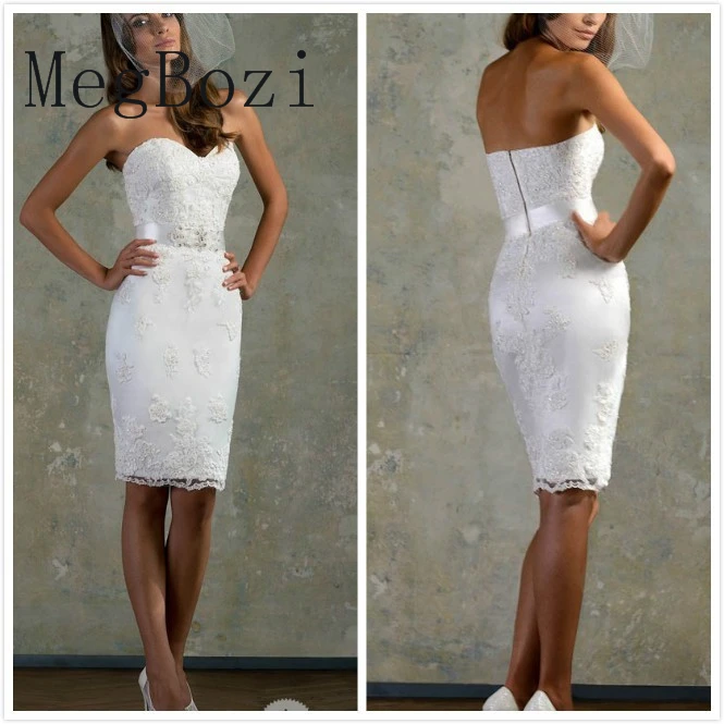 Винтажные кружевные короткие свадебные платья 2022 для женщин Vestido De Noiva свадебное