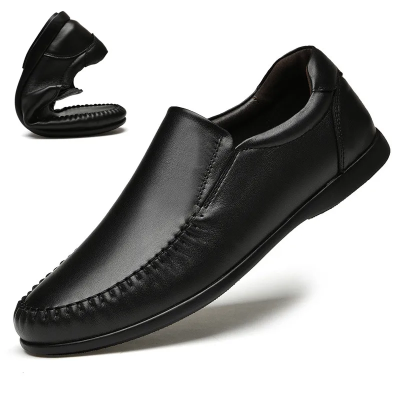 

Men Casual Shoes New Brand Men's Shoes Genuine Leather Mens Loafers Shoes Moccasins Slip On Luxury Flats Fashion Driving Shoes