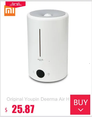 Xiaomi Deerma бытовой 5L увлажнитель воздуха очиститель воздуха туман производитель синхронизации с интеллектуальным сенсорным экраном Регулируемое количество тумана