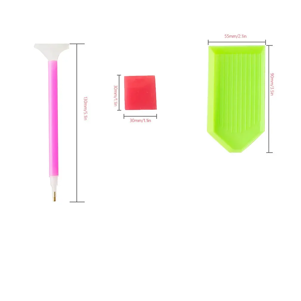 

DIY Diamond Painting Accessories 5D Diamond Painting Cross Stitch Embroidery Pen Tools Set Mosaic Glue Tray Pen Kit