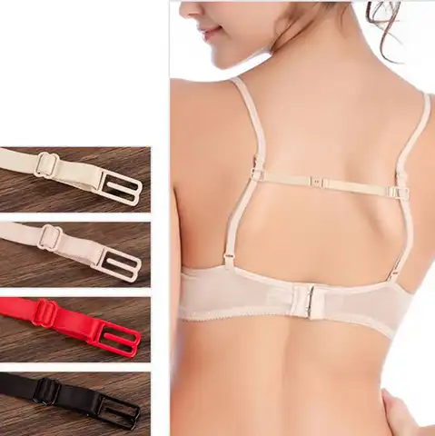 Ladies Underwear Non-slip Belt Double Shoulder Buckle With Invisible Elastic Band Fixed Women's Underwear Accessories Bra Straps